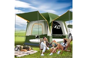 YTAOEO SUV Tents for Camping, Car Tents for Camping 4-6 People, PU 3000mm Waterproof SUV Tent Attachment Tailgate Tent for Car, Spacious Space 8.2'L x 8.2'W x 7.2'H with 2 Awnings & Double Door
