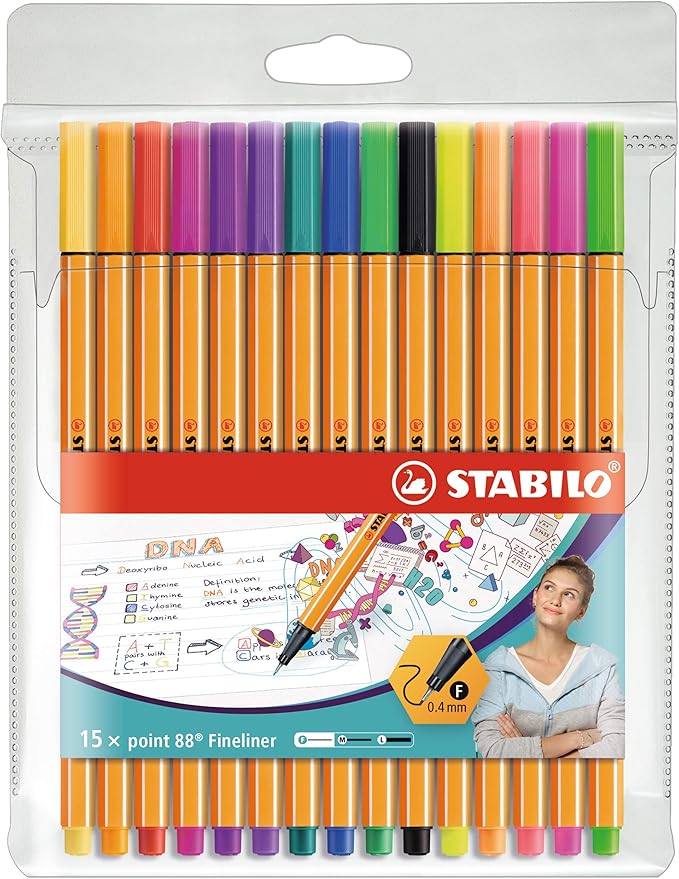 Subrayadores stabilo pack 15 Los mejores y más completos packs.