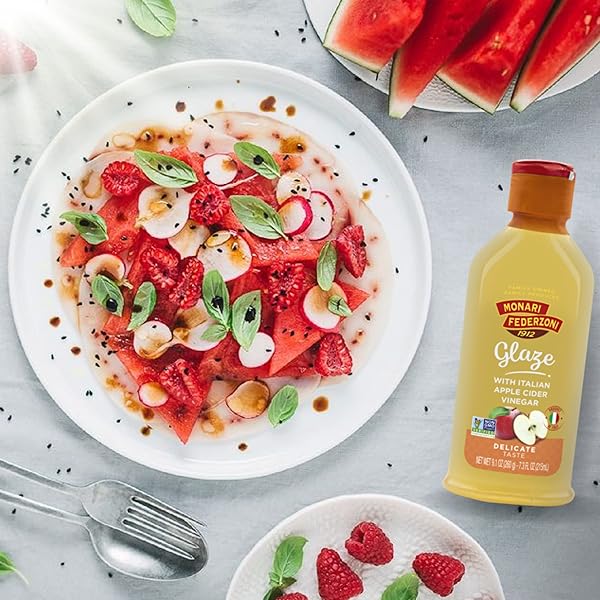 MONARI FEDERZONI GLAZE WITH ITALIAN APPLE CIDER VINEGAR, PRODUCT OF ITALY, 9.1OZ