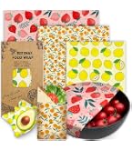 BeeWRAPZ Reusable Beeswax Food Wraps - Eco-Friendly, Plastic-Free, Made In Canada (3-Pack)