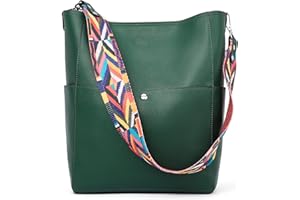 BROMEN Handbags for Women Bucket Bags Vegan Leather Purses and Handbags Crossbody Purse