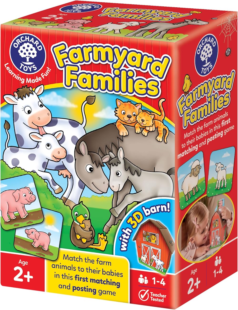 Orchard Toys Farmyard Families Toddler Game Age 2+ Farm Animals