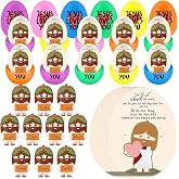 Thyle 60 Set Prefilled Christian Easter Eggs with Mini Jesus Figure Resurrection Easter Story Egg Hunt Party Favor Jesus Love You Card Basket Stuffer for Sunday School Church (Stylish,Multicolor)