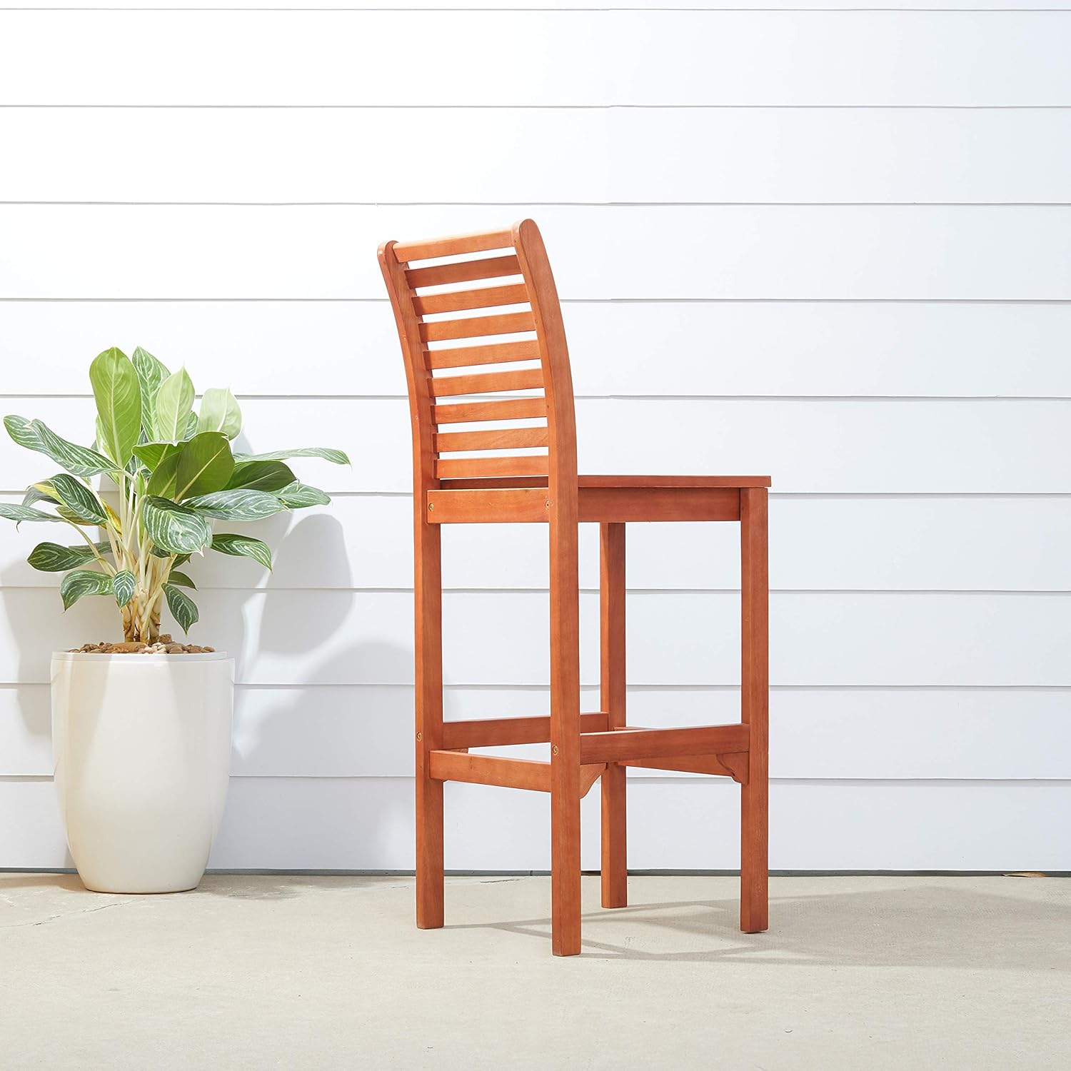 Vifah Malibu Outdoor Bar Chair: Garden & Outdoor