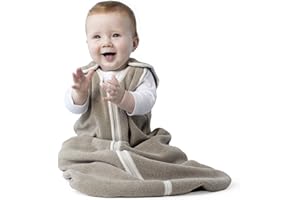 BABY DEEDEE Baby Sleeping Bag Sack - Premium Polar Fleece, Indoor Wearable Blanket - Boys & Girls. Fits Infants, With Convenient Shoulder Straps for Safe & Comfortable Sleep, Mocha, Medium (6-18 Months)