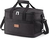 Lifewit Cooler Bag 30 Cans Insulated Large Lunch Bag Collapsible Black