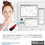 The Magnet Shop 1 Magnetic Whiteboard Planner Pack Weekly Calendar My List 4 view 4