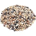 WUWEOT 12 Pounds Decorative Small Pebbles, Natural Gravel Mixed Color Stones for Fresh Water Fish Animal Plant Aquariums, Lan