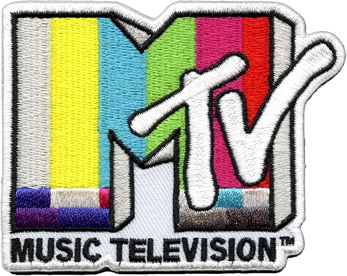 Official MTV Music Television Logo Patch Classic Video
