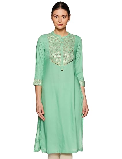 Women's Rayon Straight Kurta