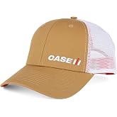 Case IH Back Roads Brown Twill Cap with White Mesh Back 400858, One Size