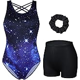 beautyin Gymnastics Leotards for Girls Dance Unitards Shorts Outfits Activewear