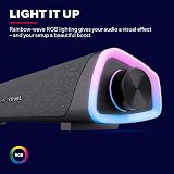 Trust Gaming GXT 620 Axon RGB Illuminated Soundbar 12W USB Powered view 3