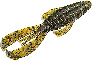 Strike King Rage Bug Fishing Lure, Soft Plastic Grub, Unique Design, Subtle Action