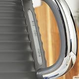 Salter Rapid Boil Kettle 1.7L 3kW Ripple Grey Cordless 360° Base view 7