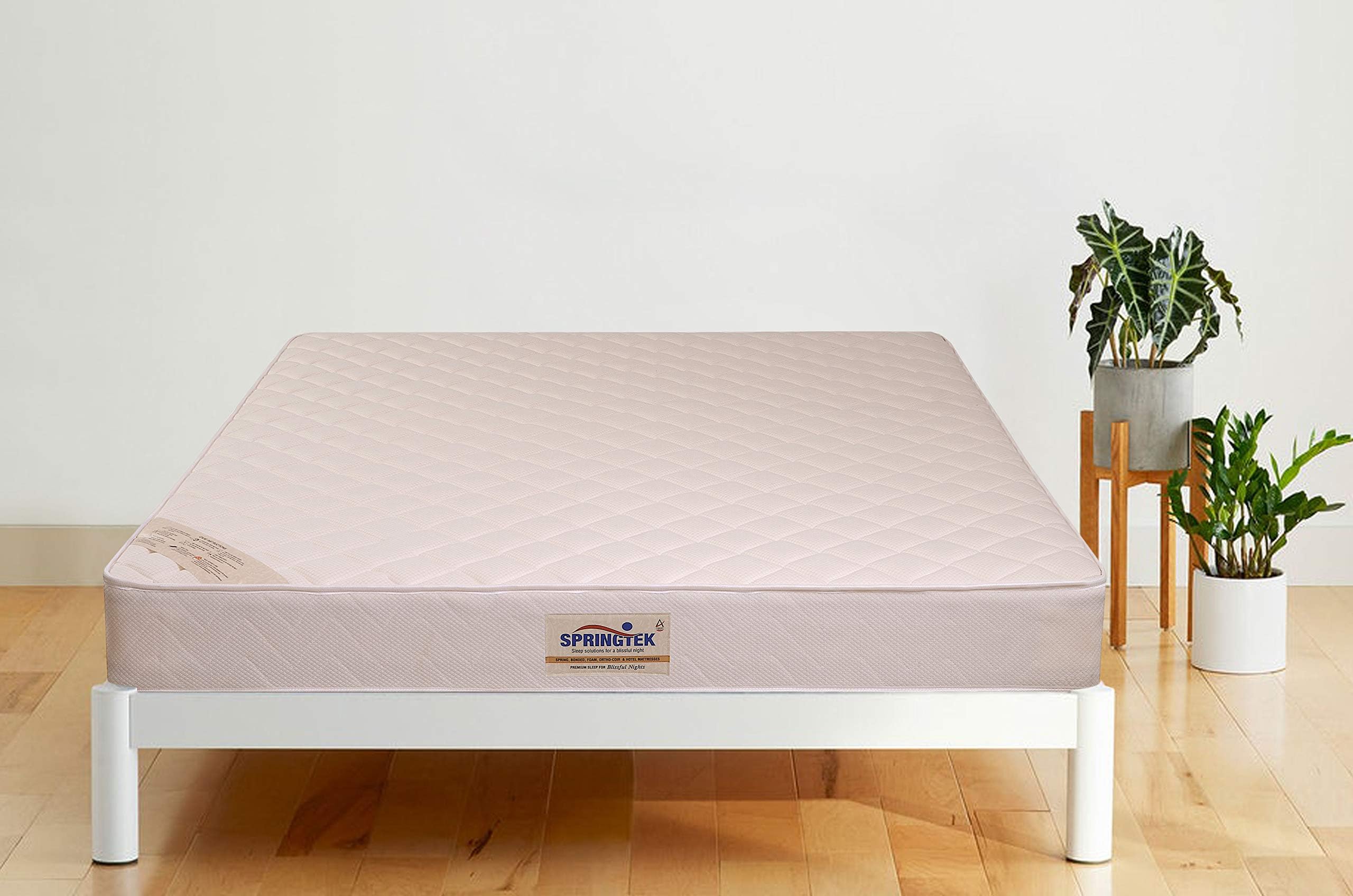 Springtek Bonded Foam Mattress | 5 Inches Medium Firm 5 Layer Orthopedic Memory Gel & HR Foam | Hard Mattress for Back Pain & Spine Support | Single Size Bed Mattress | 78x36 Inch