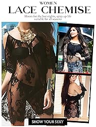 Avidlove Women Chemises Lace Smock Lingerie Mini