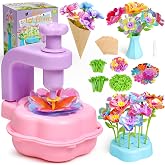 Scvcid Arts and Crafts for Girls Aged 3-12, Includes Extra Accessory Set | DIY Art Flower Toys Fabric Bouquet Craft for Toddler, Birthday Gifts for 3 4 5 6 7 8 9 10 11 12 Year Old Girls