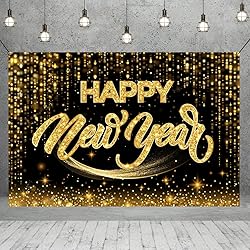 Happy New Year Backdrop-New Years Eve Party