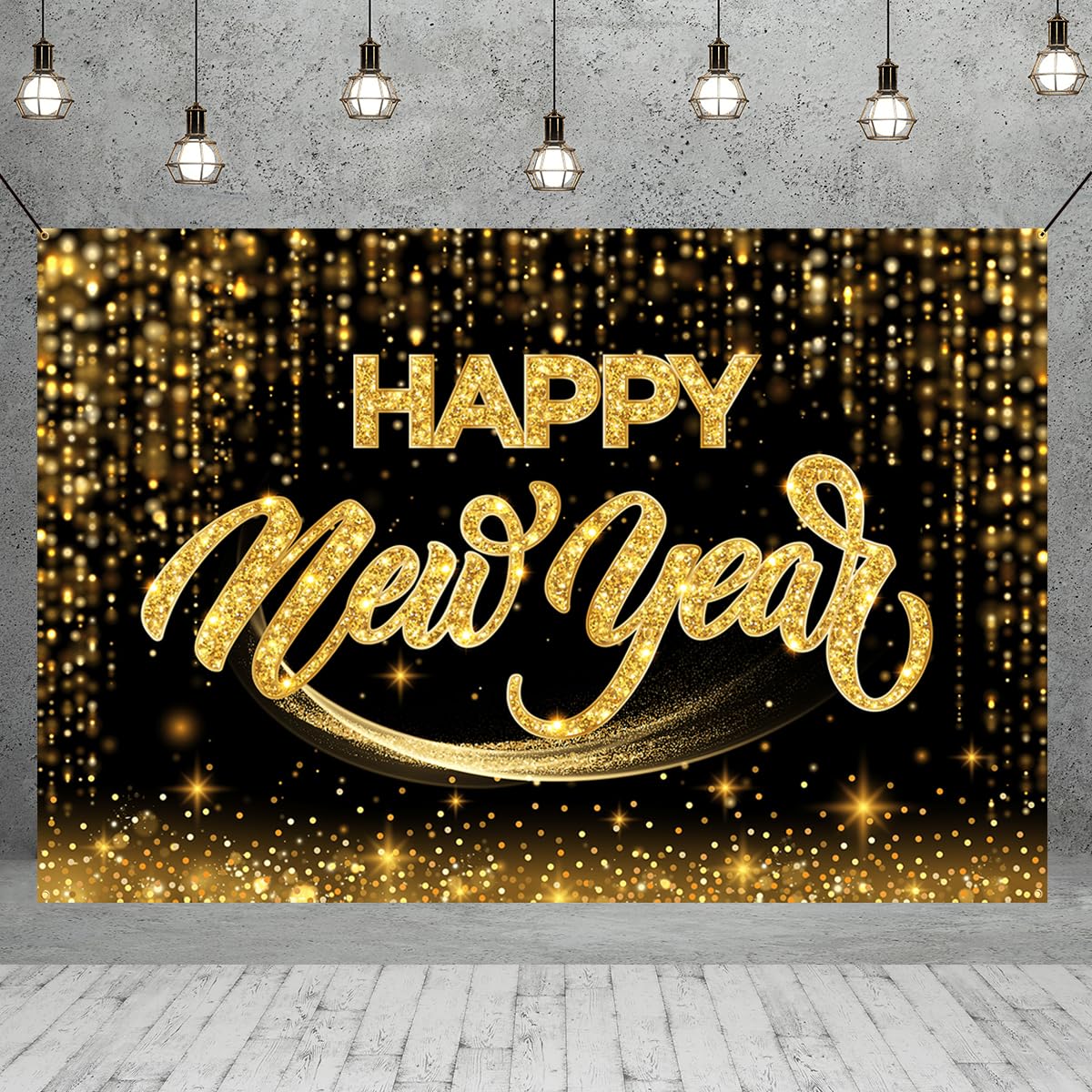 Happy New Year Backdrop-New Years Eve Party