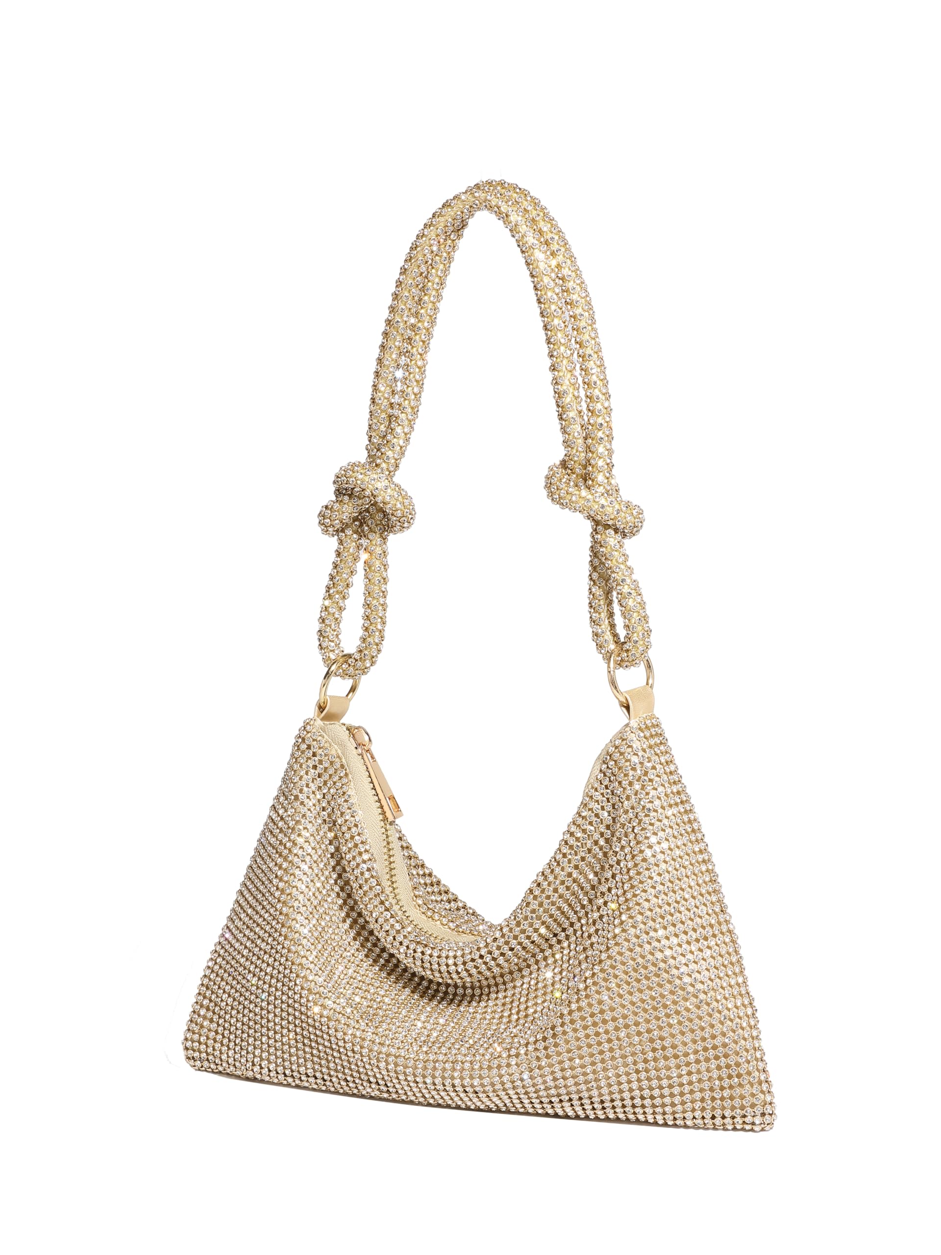 YUWITA Rhinestone Purse for Women Evening Bag Glitter Sparkly Mini Handbags