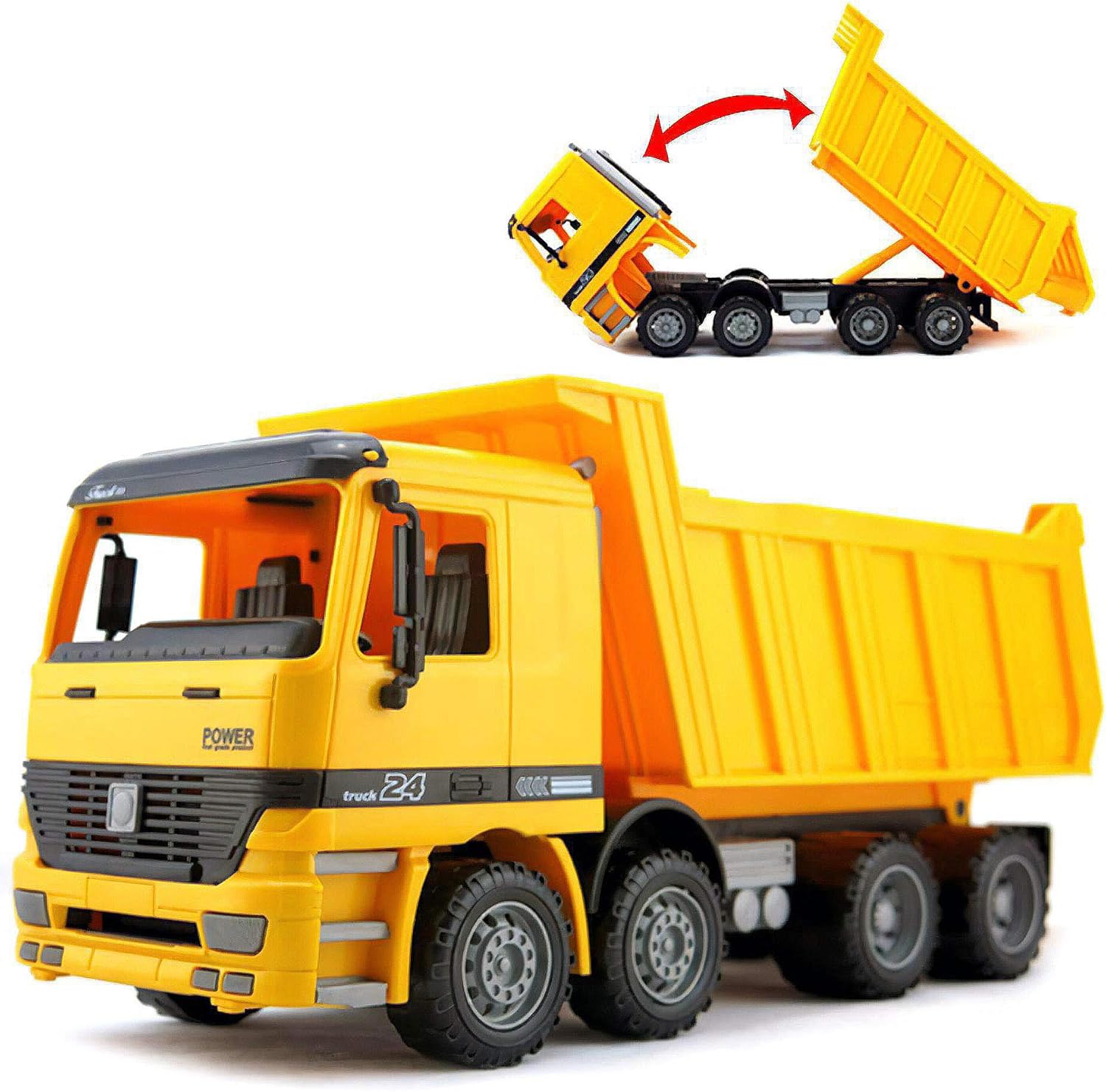 Oversized Friction Powered Dump Truck 
