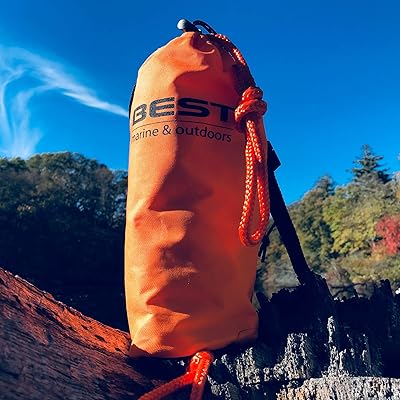 Buy Best Marine Water Rescue Throw Bag With 70 Feet Of Marine Rope Throwable Rescue Ropes For Kayaking Boating And Ice Fishing High Visibility Safety Equipment For Kayak And Boat Emergency Online