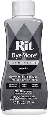 Rit Nakoma Dye More 7oz - Graphite - Synthetic Fabric Dye