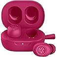 JLab JBuds Mini True Wireless Bluetooth Earbuds + Charging Case, Hot Pink, IP55 Sweat and Dust Proof, Bluetooth Multipoint, Be Aware Audio, 3 EQ Sound Settings, Crystal Clear Calls