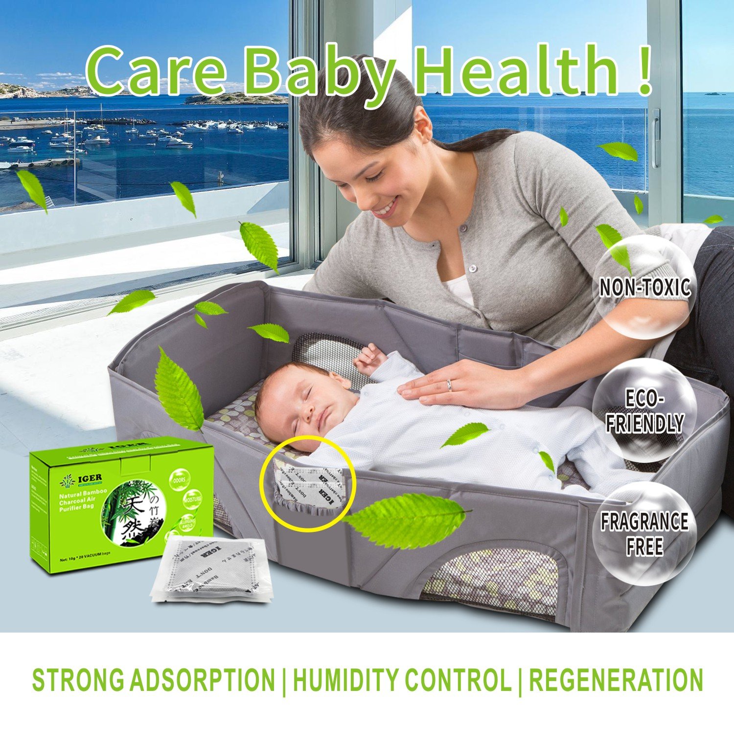 Diaper Pail Deodorizers 100 Natural Air Purifier Carbon Filters Odor