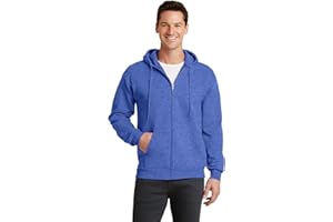 Port & Company Men's Classic Full Zip Hooded Sweatshirt