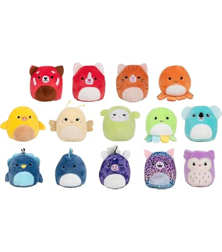 スクイッシュマロー、スクイッシュビリー、squishville Amazon.com: Squishmallows Squishville, Series 12 - Assorted
