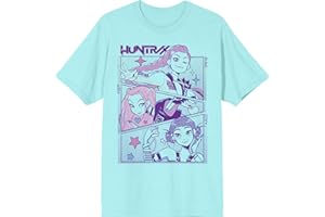 BIOWORLD Kpop Demon Hunters Panel Art Huntrix Adult Crew Neck Short Sleeve T-Shirt