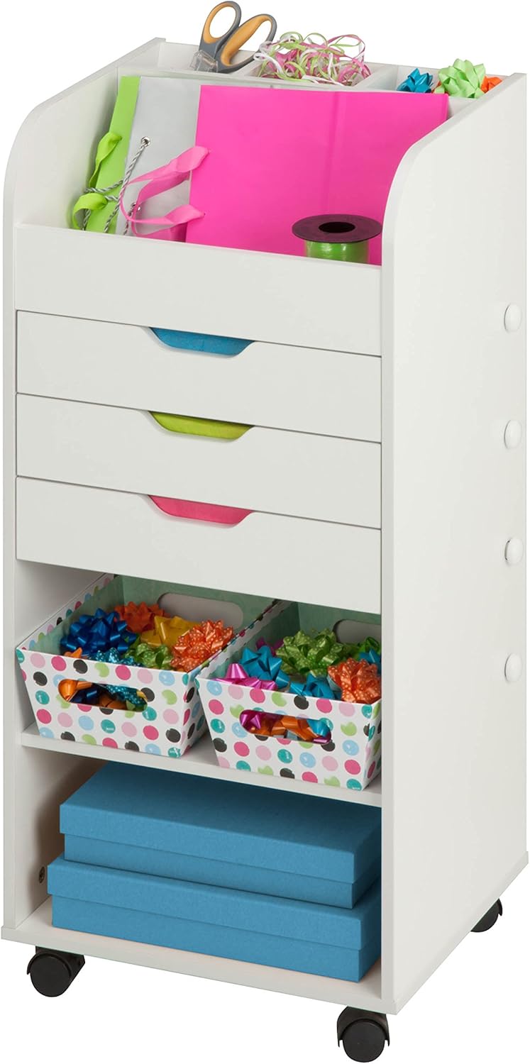 3-Drawer Craft Storage Cart CRT-06345: Arts, Crafts & Sewing