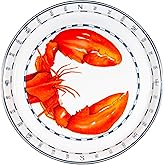 Golden Rabbit Enamelware Medium Tray, 15.5 inch, Lobster