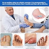 DYKOOK Pinky Toe Separator 6Pcs 3-Hole Toe Cushions Tailors Bunion Corrector view 4