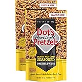 Dot's Homestyle Pretzels 18 Ounce Family Size Honey Mustard Seasoned Pretzel Twists (2 Pack)