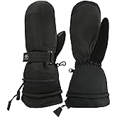 N'Ice Caps Men & Women Mittens Waterproof Snow Gloves 100 Gram Thinsulate Extreme Cold Weather
