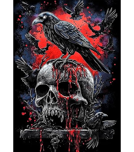 RICUVED Kit De Peinture Diamant D'Halloween Pour Adultes, Kit De