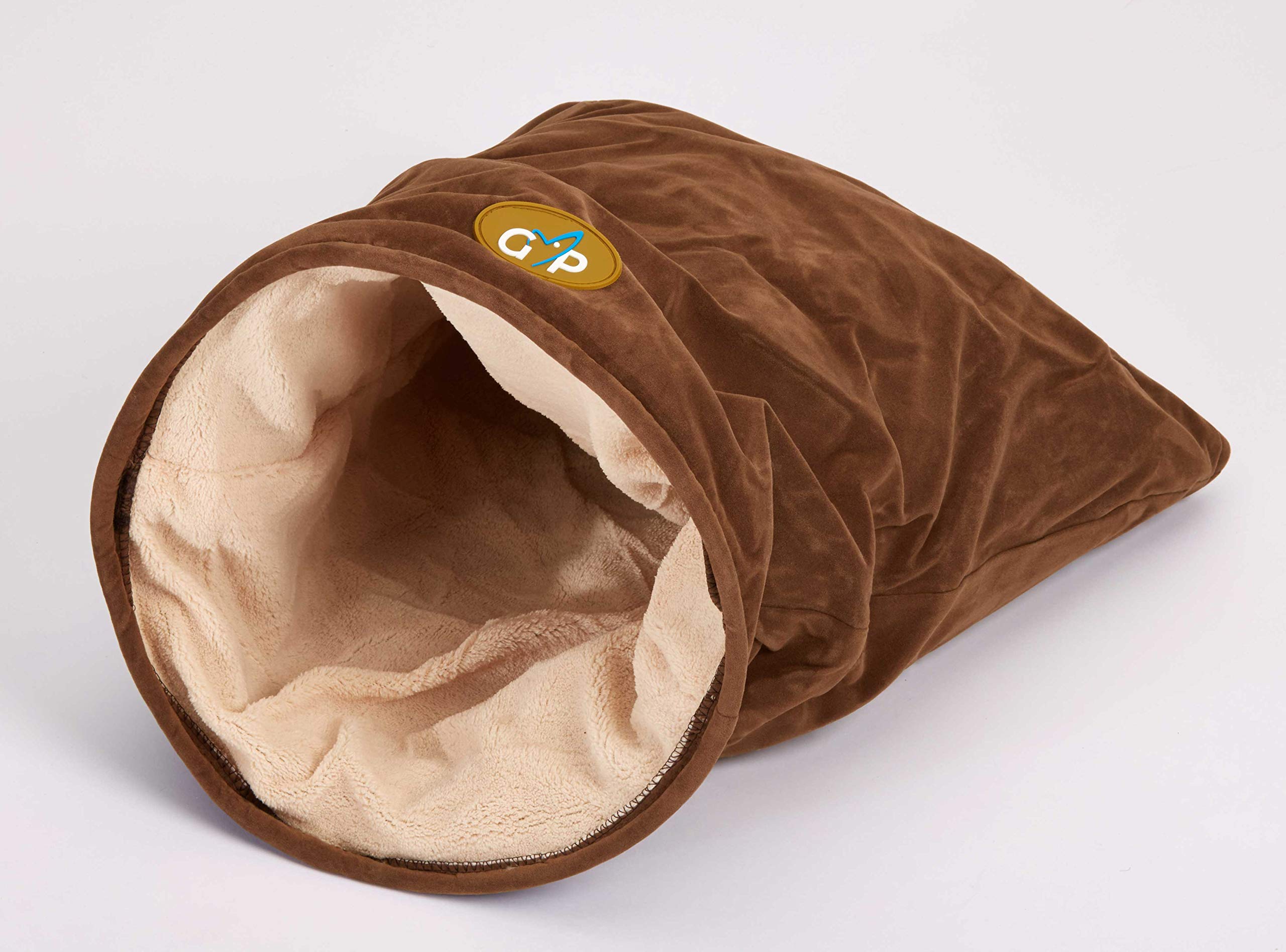 Gor Pets Crinkle Cat Sleeping Bag (Brown Suede)