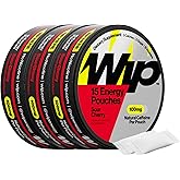 Wip Energy Pouches | 100mg Natural Caffeine | Vitamins and Minerals | Sour Cherry | 15 Pouches Per Can | 3 Cans
