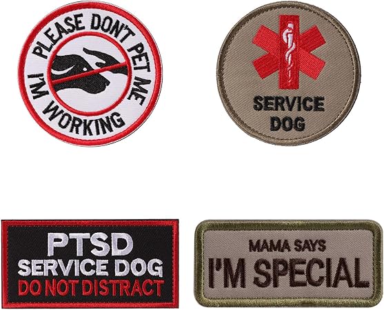 service dog velcro patches amazon