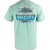 Salt Life Mens Salt Life Tuna Haven Short Sleeve Tee