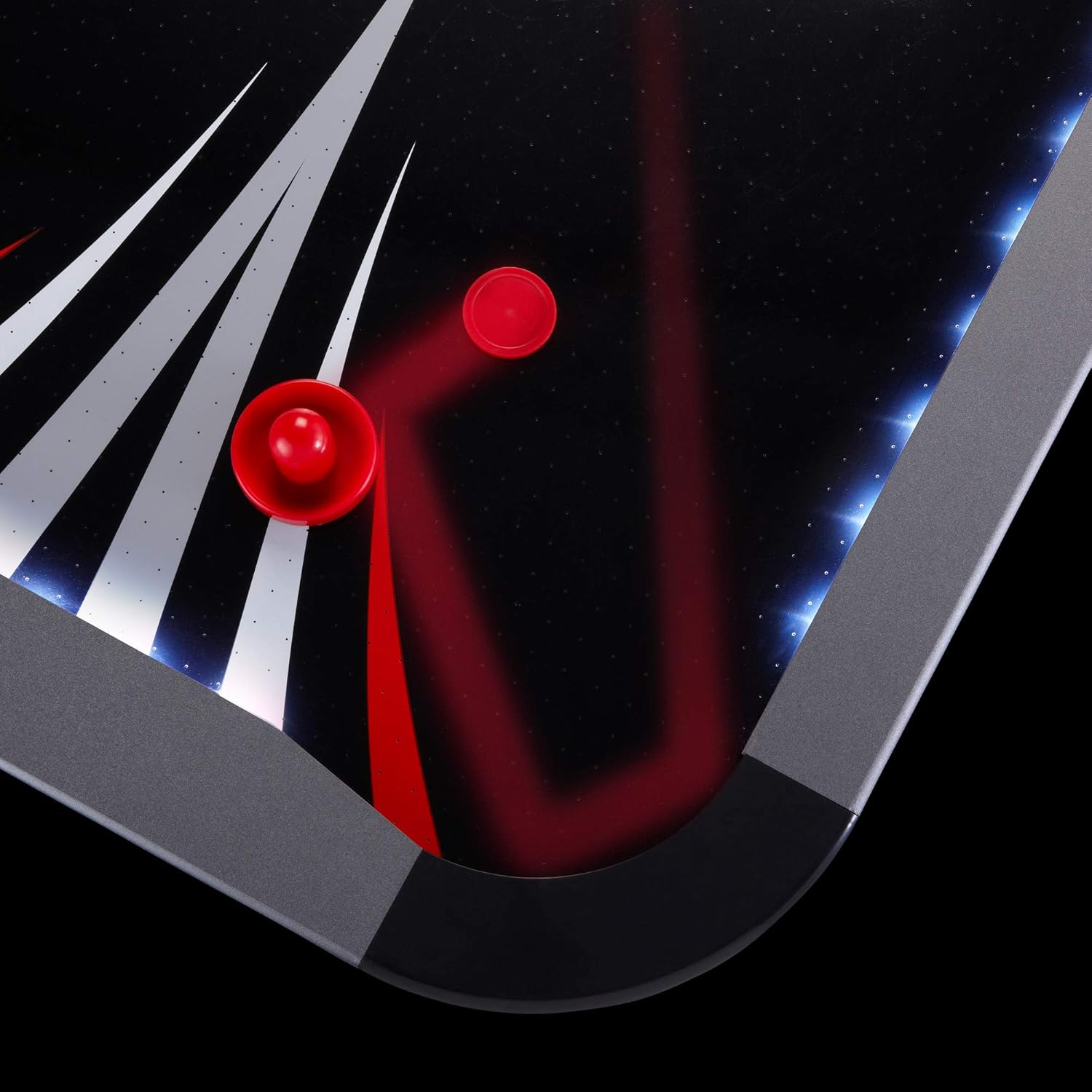 Fat Cat Volt 7’ LED Illuminated Air Hockey Table with Dual Motor Action for Faster Play, Automatic Scoring and Integrated Light System That Takes Game Play to The Next Level : Sports & Outdoors