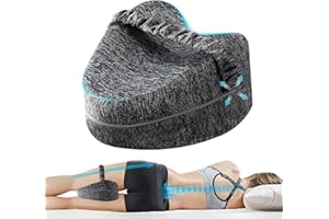 ZJZ Knee Pillow for Side Pillow, Memory Foam Knee Pillow, Suitable for Relieving Leg, Back, Knee Pain, improving Sleep Qualit