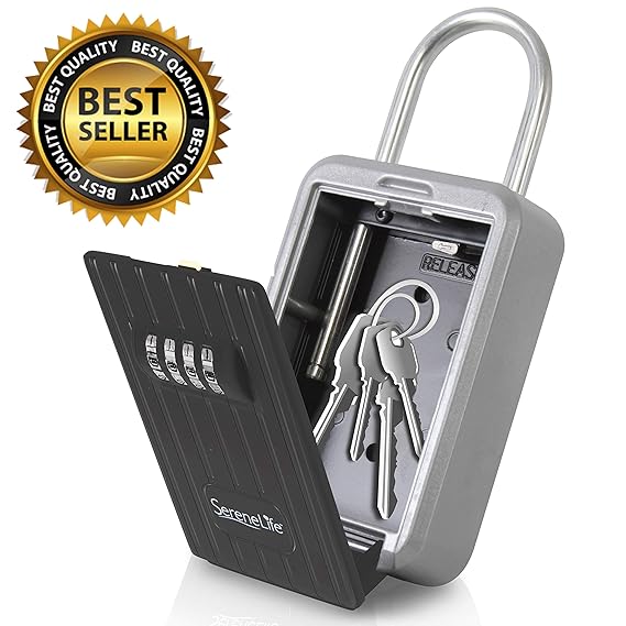 Padlock Key Safe Security Box Realtor Hanging Steel Metal Coded Key