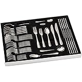 Stellar44 Piece Cutlery Set in Gift Box, 6 Place Settings + 2 Serving Spoons, Stainless Steel, 20 x 30 x 25 cm
