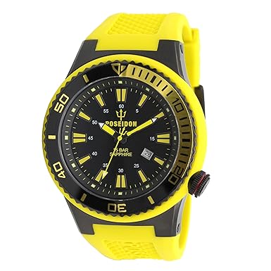 POSEIDON by KIENZLE XL Uhr Analog mit Silikon Armband UP00603