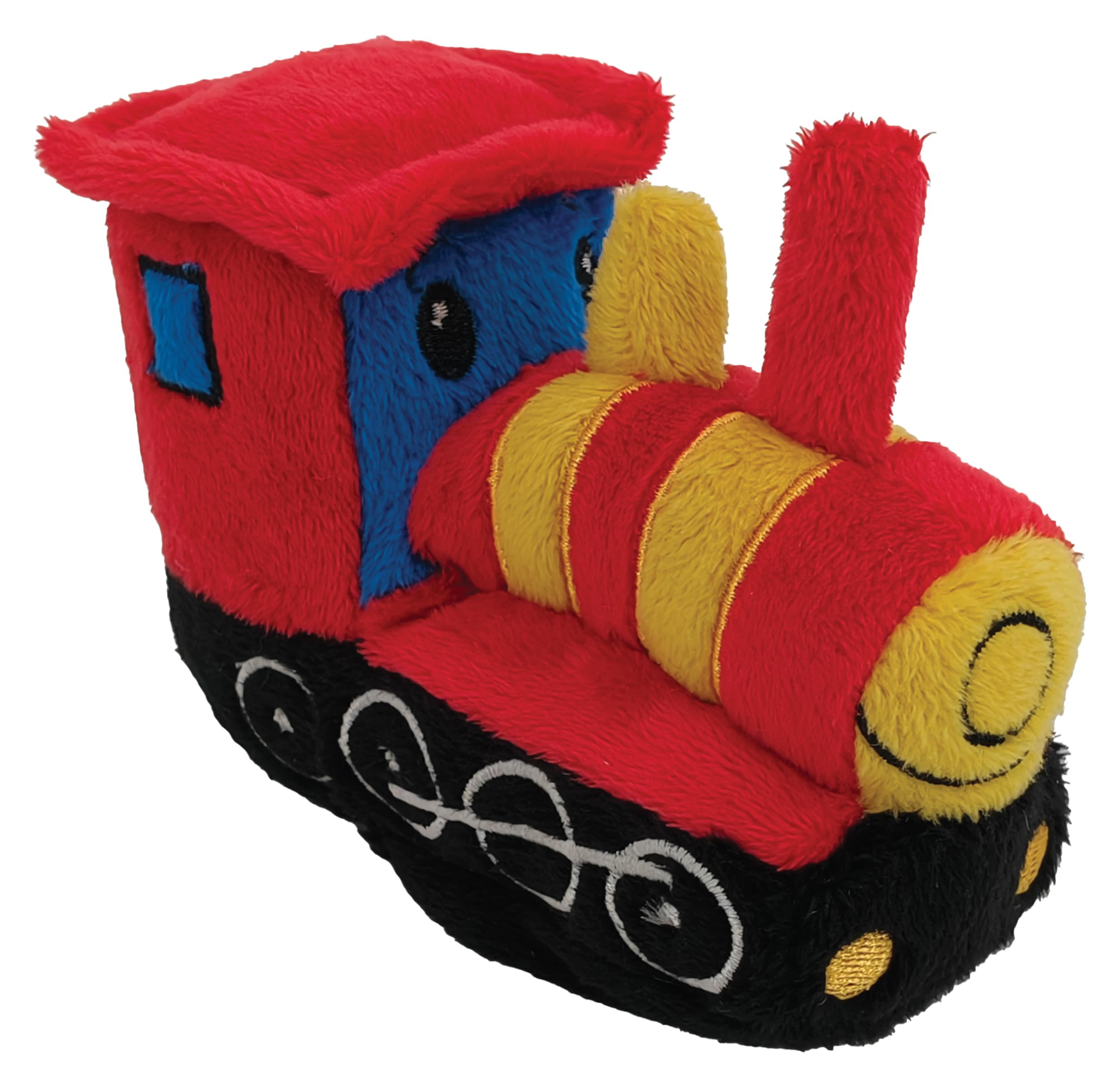 The Puppet Company Train Finger Puppet in Red - Commute Plush Toy for Storytelling, Role Play and Travel - Cute Rail Vechile Collectable for Children and Adults - 12cm