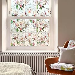 Ranzdn Window Privacy Film - Stained Glass Window